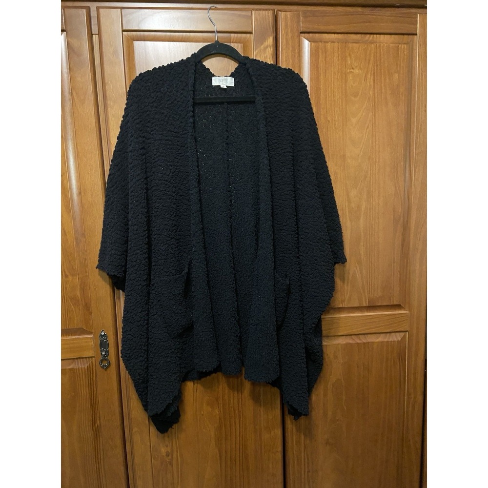 Black Short Sleeve Cardigan